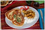 Instant Pot Tikka Masala and Garlic Naan bread.