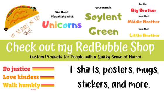 Little Earthling RedBubble Shop: Unique Products for People with a Quirky Sense of Humor.