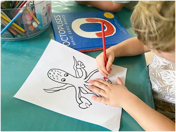 Free printables to go along with Octopuses Have Zero Bones